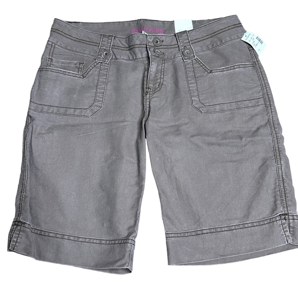 Maurices brown summer shorts NWT 7/8